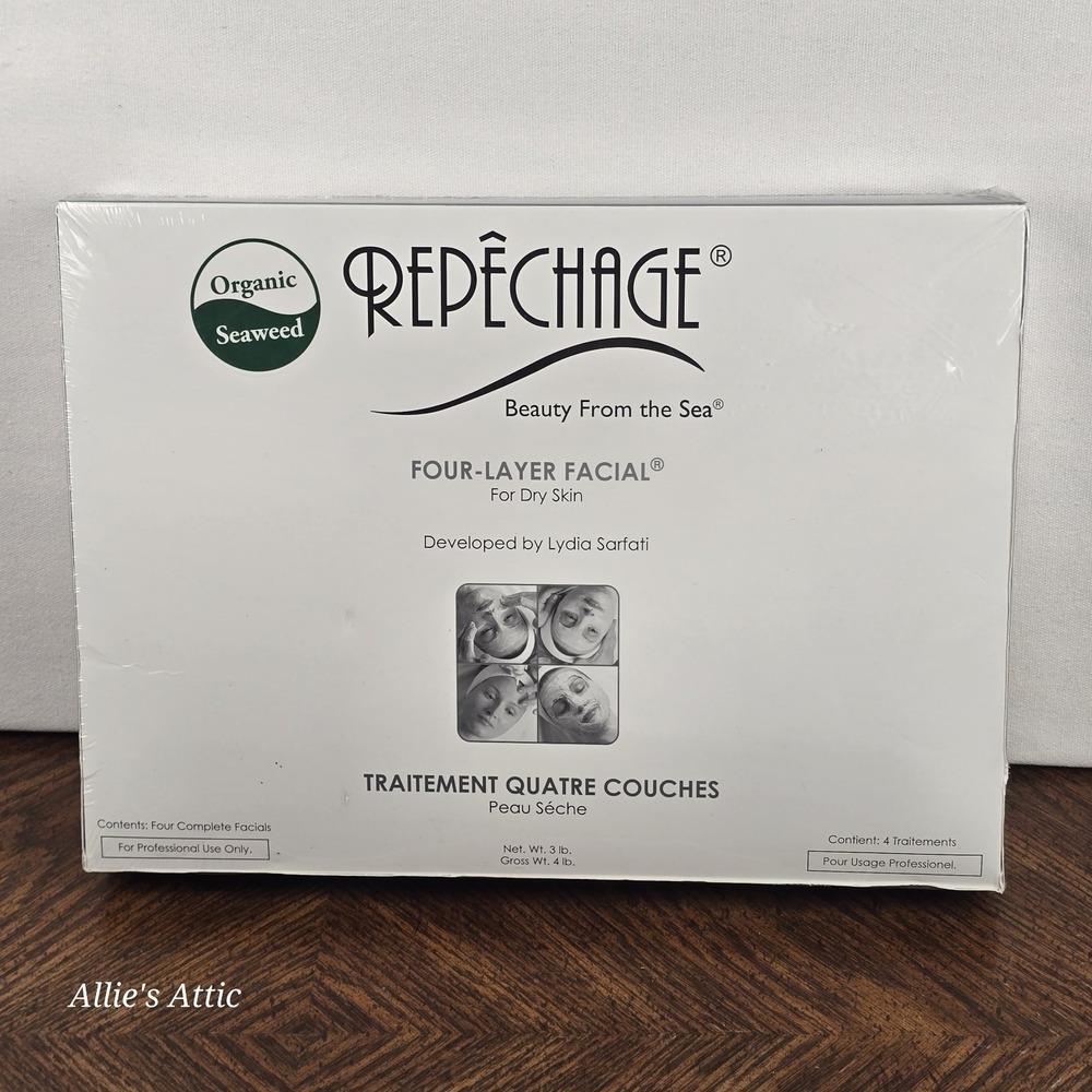Repechage Four-Layer Facial For Dry Skin Kit Treatment Organic Seaweed NEW